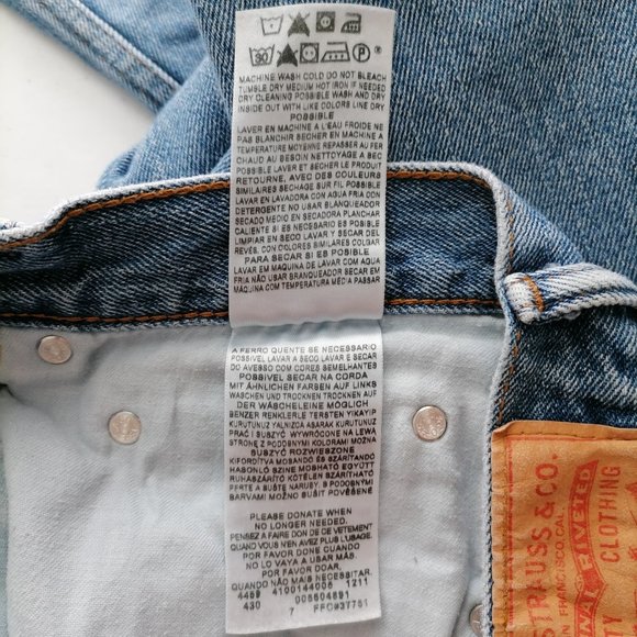 Levi's Strauss & Co. Mens Mid Rise Relaxed Fit Straight Denim Jeans Size 33x32 - Picture 6 of 8